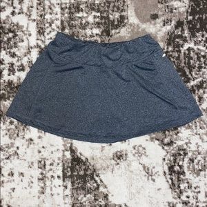 Women's grey jockey golf skort